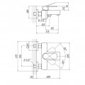 Смеситель для ванны Qtap Namesti 3025102DC - Фото 4