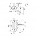 Смеситель для ванны Qtap Letovice 3021101DC - Фото 4