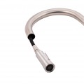 Змішувач для кухні Qtap Evicka з висувним виливом QTEVI91103UN Brushed Nickel PVD - Фото 7