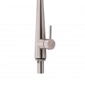 Змішувач для кухні Qtap Evicka з висувним виливом QTEVI91103UN Brushed Nickel PVD - Фото 4