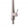 Змішувач для кухні Qtap Evicka з висувним виливом QTEVI91103UN Brushed Nickel PVD - Фото 5