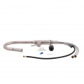 Змішувач для кухні Qtap Baruska з висувним виливом QTBAR9137103UN Brushed Nickel PVD - Фото 4
