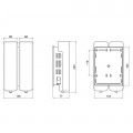 Диспенсер для жидкого мыла Qtap Davcovac mydla DM350CS2 - Фото 5