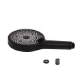 Лійка для ручного душу Qtap Rucni D 130 мм округла QTRUC125BLM45953 Black Matt - Фото 2