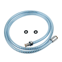 Шланг для душа 1/2 "PVC 2-х шаровий синій 150см TAU XB-1483 (9891671)
