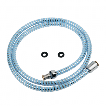 Шланг для душа 1/2 "PVC 2-х шаровий синій 150см TAU XB-1483 (9891671)