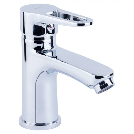 Смеситель для раковины литой на гайке AQUATICA HK Ø35 (HK-1A130C)