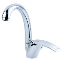 Смеситель для кухни SL Ø40 гусак ухо на гайке TAU (SL-4B143C)