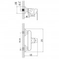 Змішувач для душа CORSO BRACCIANO Ø35 (CF-1D136C) (9617300) - Фото 1