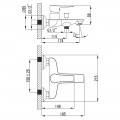 Смеситель для ванны литой CORSO GARDA Ø35 (BC-1C121W) (9605203) - Фото 1