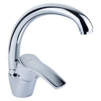 Змішувач для кухні ML Ø40 гусак вухо на гайці AQUATICA (ML-4B141C)