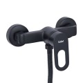 Змішувач для душу Lidz Latwa 010 (з душовим гарнітуром) (k40) LDLAT010BLA45421 Black - Фото 2