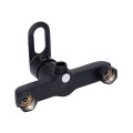 Змішувач для душу Lidz Latwa 010 (з душовим гарнітуром) (k40) LDLAT010BLA45421 Black - Фото 3