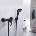 Змішувач для душу Lidz Latwa 010 (з душовим гарнітуром) (k40) LDLAT010BLA45421 Black - Фото 5