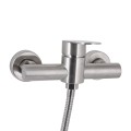 Змішувач для душу Lidz Luna 010 (з душовим гарнітуром) (k35) LDLUN010NKS46095 Nickel - Фото 2