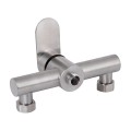 Змішувач для душу Lidz Luna 010 (з душовим гарнітуром) (k35) LDLUN010NKS46095 Nickel - Фото 4
