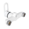 Змішувач для душу Lidz Latwa 010 (з душовим гарнітуром) (k40) LDLAT010WHI45426 White - Фото 2