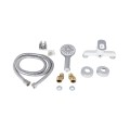 Змішувач для душу Lidz Latwa 010 (з душовим гарнітуром) (k40) LDLAT010WHI45426 White - Фото 4