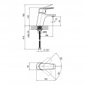 Смеситель для раковины Lidz Gloria 001F (k35) LDGLO001FCRM35116 Chrome - Фото 1