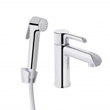 Змішувач для раковини Qtap Grand (з гігієнічним душем) QTGRA272CRM45670 Chrome