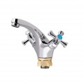 Змішувач для раковини Lidz Lamb 161F двохвентильний LDLAM161FCRM35446 Chrome - Фото 2