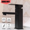 Смеситель для раковины Lidz Kubis 001F (k35) LDKUB001FBLA43376 Black - Фото 2