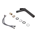 Смеситель для раковины Qtap Vlasta New высокий QTVLA269GMB45653 Gunmetal Black PVD - Фото 3