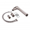 Смеситель для раковины Lidz Vida 001FH высокий (k35) LDVID001FHNKS34955 Nickel - Фото 2
