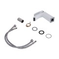 Змішувач для раковини Qtap Swan Cascada QTSWA270CRW45568 Chrome/White - Фото 3