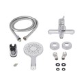 Змішувач для ванни Qtap Cardinal (з душовим гарнітуром) QTCAR259CRM45656 Chrome - Фото 6