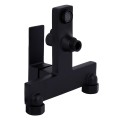 Змішувач для ванни Qtap Gemini (з душовим гарнітуром) QTGEM259BLM45682 Black Matt - Фото 5