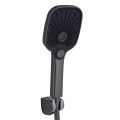Змішувач для ванни Qtap Gemini (з душовим гарнітуром) QTGEM259GMB45684 Gunmetal Black PVD - Фото 3