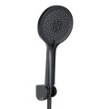 Змішувач для ванни Qtap Taurus (з душовим гарнітуром) QTTAU259BLM45662 Black Matt - Фото 3