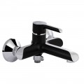Змішувач для ванни Qtap Grand (з душовим гарнітуром) QTGRABCR006 Chrome/Black - Фото 2