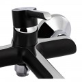 Змішувач для ванни Qtap Grand (з душовим гарнітуром) QTGRABCR006 Chrome/Black - Фото 3