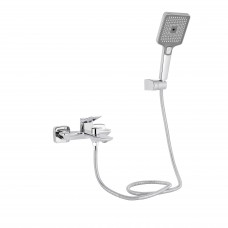 Змішувач для ванни Qtap Presto (з душовим гарнітуром) QTPRE259CRM45574 Chrome
