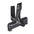 Змішувач для ванни Qtap Vlasta New (з душовим гарнітуром) QTVLA259GMB45643 Gunmetal Black PVD - Фото 5