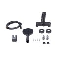 Змішувач для ванни Qtap Vlasta New (з душовим гарнітуром) QTVLA259GMB45643 Gunmetal Black PVD - Фото 6