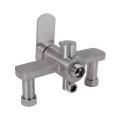 Змішувач для ванни Lidz Luna 005 (з душовим гарнітуром) (k35) LDLUN005NKS46093 Nickel - Фото 3