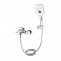 Змішувач для ванни Qtap Tern (c душевым гарнитуром) QTTER259CRM47586 Chrome - Фото 2