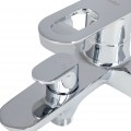 Змішувач для ванни Lidz Latwa 006 (з душовим гарнітуром) (k35) LDLAT006CRM45414 Chrome - Фото 3