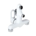 Змішувач для ванни Lidz Latwa 006 (з душовим гарнітуром) (k35) LDLAT006WHI45424 White - Фото 2