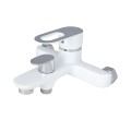 Змішувач для ванни Lidz Latwa 006 (з душовим гарнітуром) (k35) LDLAT006WHI45424 White - Фото 3