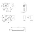 Смеситель для ванны Lidz Aria 006 с поворотным изливом (c душевым гарнитуром) (k35) LDARI006NKS34940 Nickel - Фото 1