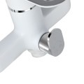 Смеситель для ванны Lidz Latwa 005 с поворотным изливом (c душевым гарнитуром) (k35) LDLAT005WHI45425 White - Фото 3