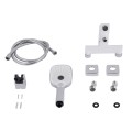 Змішувач для ванни Qtap Gemini (з душовим гарнітуром) QTGEM259CRW45683 Chrome/White - Фото 5