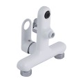 Змішувач для ванни Qtap Jay (з душовим гарнітуром) QTJAY259CRW45553 Chrome/White - Фото 2