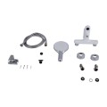 Змішувач для ванни Qtap Jay (з душовим гарнітуром) QTJAY259CRW45553 Chrome/White - Фото 4