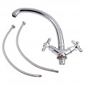 Змішувач для кухні Lidz Dominox 273F двохвентильний LDDOM273FCRM35539 Chrome - Фото 5