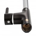 Змішувач для кухні Qtap Grand QTGRABCR007F Chrome/Black - Фото 2